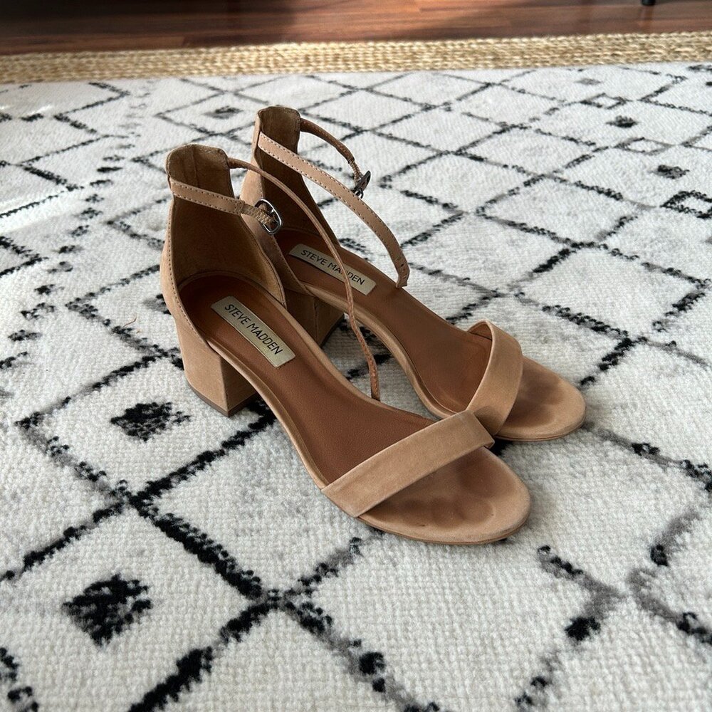 Steve Madden Irenee Tan Kitten Heel